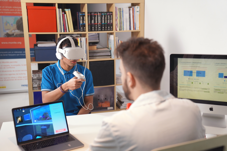 Evaluación con realidad virtual en Centro Neura